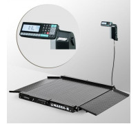 Весы платформенные с пандусом с печатью этикеток Масса-К 4D-LA-15/12-2000