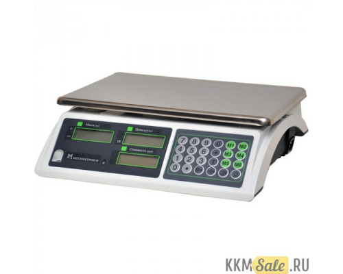 Весы торговые МЕХЭЛЕКТРОН-М ВР4900-15-2Д-АБ 10 (LCD, Светлый)