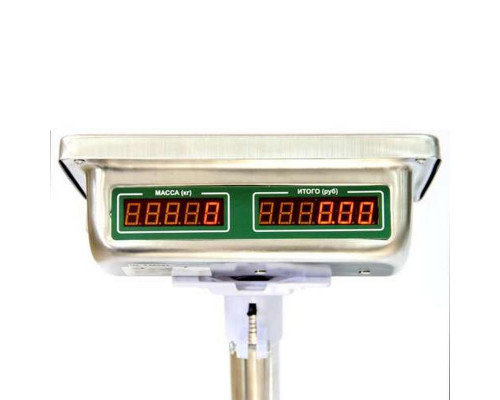 Весы напольные торговые МИДЛ МП 60 МЖА Ф-3 (10/20; 450х600; нерж.) "Красная армия"