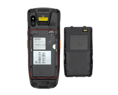 Терминал сбора данных Urovo CT48 (2D SE2030W, 4/64Gb, WiFi/LTE/BT, чехол, ремешок, стекло, Andr.12)