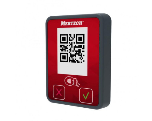 Терминал оплаты СБП Mertech Mini (с NFC, серый/красный)